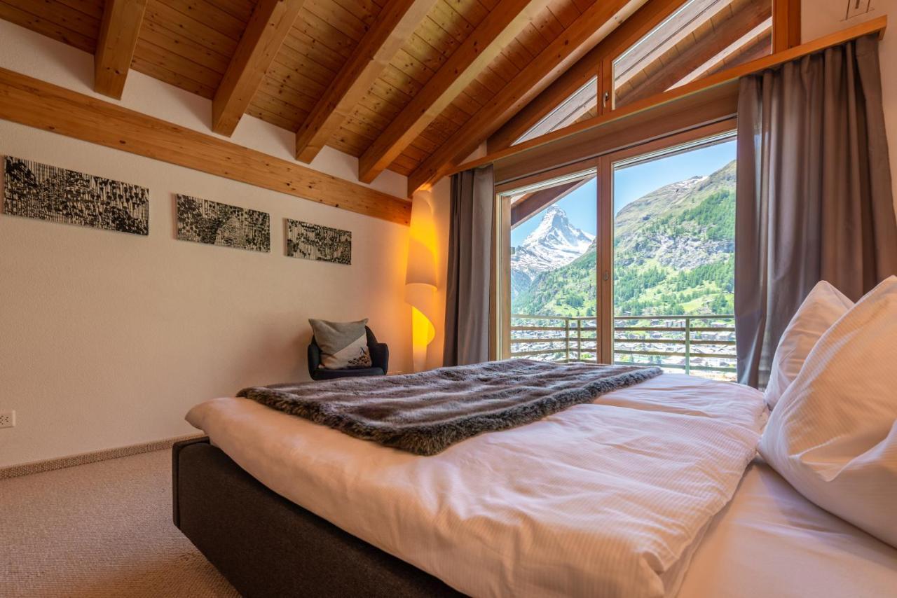 Modern Apartment With View Over Zermatt Dış mekan fotoğraf