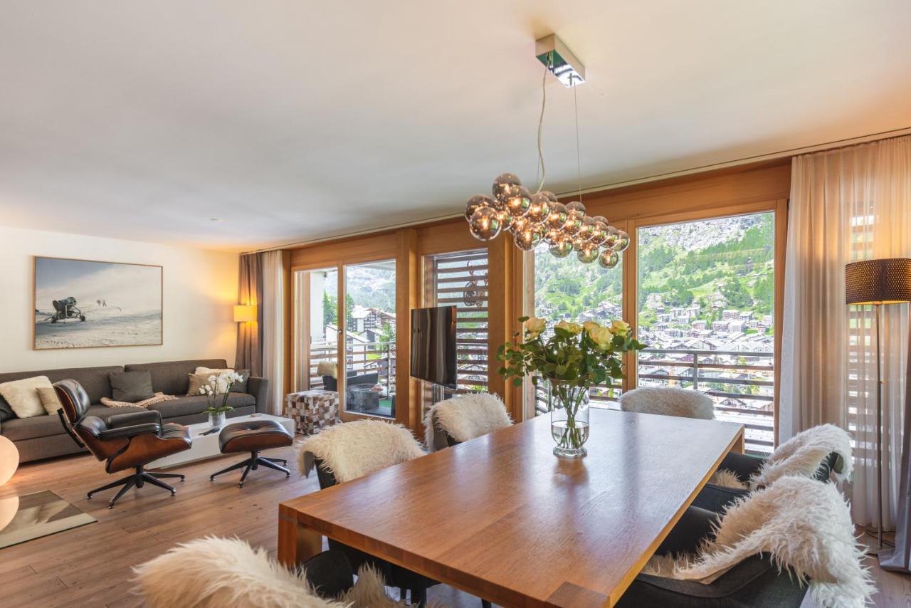 Modern Apartment With View Over Zermatt Dış mekan fotoğraf