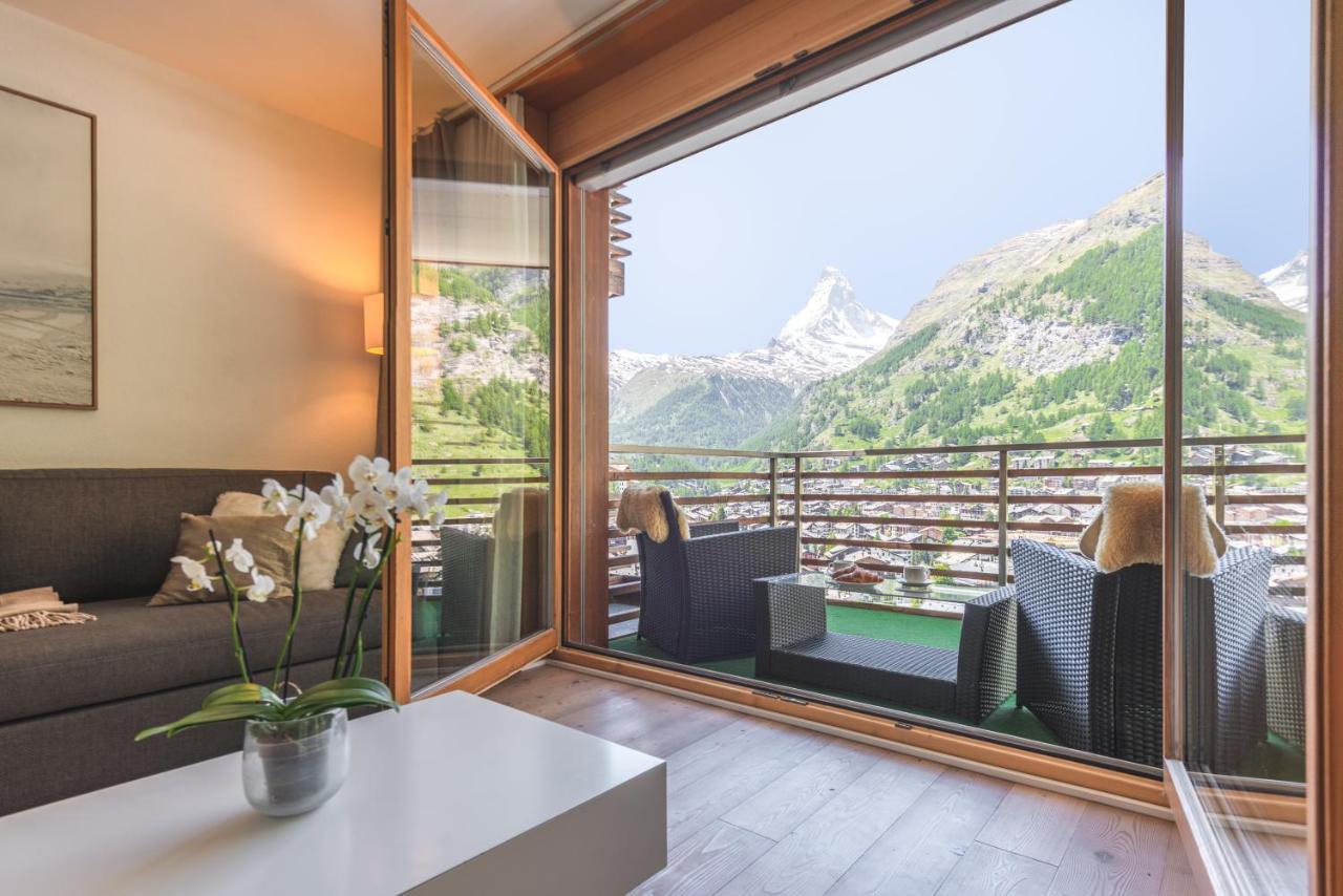 Modern Apartment With View Over Zermatt Dış mekan fotoğraf