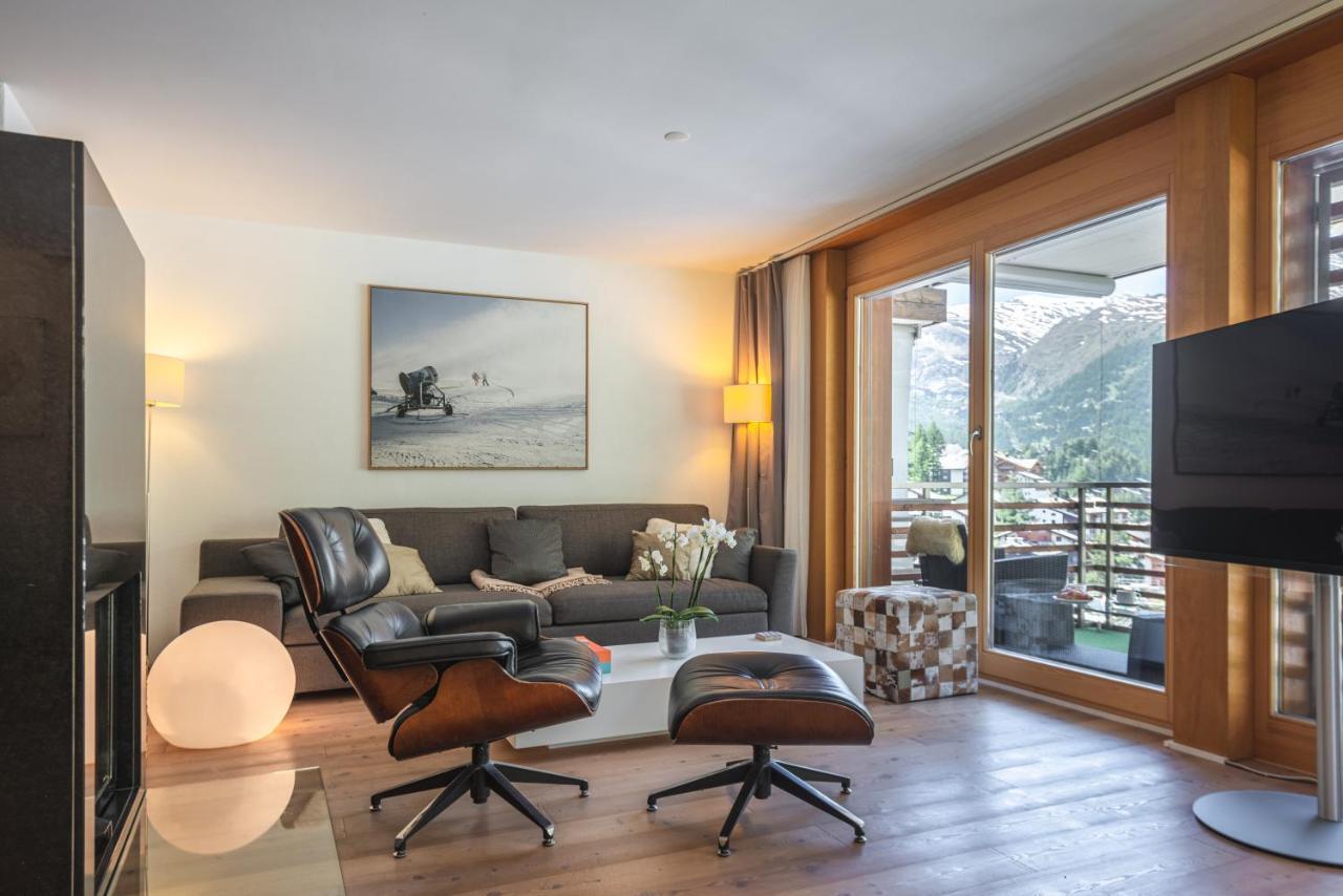 Modern Apartment With View Over Zermatt Dış mekan fotoğraf